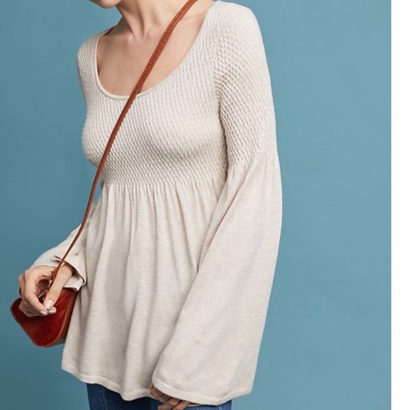 Anthropologie Sweaters - Anthro Knitted & Knotted Bell Sleeve Sweater